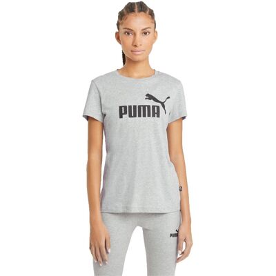Puma Koszulka Damska T-Shirt Ess Logo Tee Gray 586774 04 S Puma Koszulka Damska T-Shirt Ess Logo Tee Gray 586774 04 S