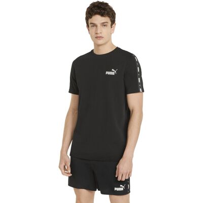 Puma Koszulka Męska T-Shirt Ess Tape Tee Black 847382 01 S Puma Koszulka Męska T-Shirt Ess Tape Tee Black 847382 01 S
