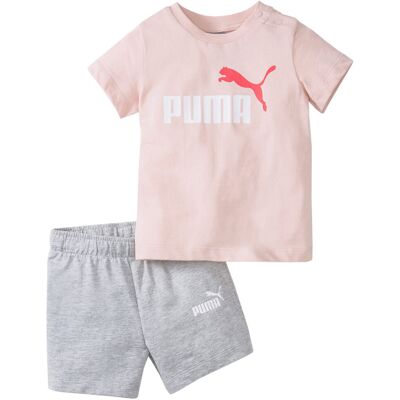 Puma Zestaw kompresyjny dziewczęcy, Minicats Tee Short Set 845839-36, różowy, rozmiar 68 Puma Zestaw kompresyjny dziewczęcy, Minicats Tee Short Set 845839-36, różowy, rozmiar 68