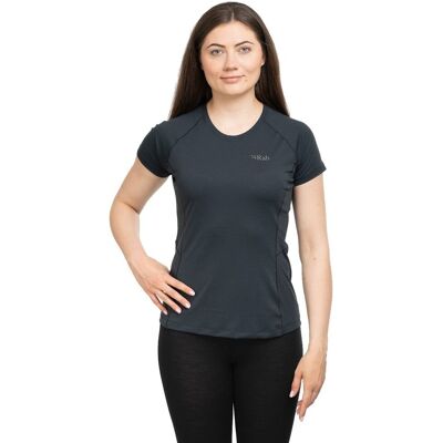 Rab Koszulka trekkingowa damska Sonic Women szara 10_S Rab Koszulka trekkingowa damska Sonic Women szara 10_S