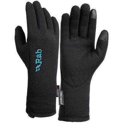 Rab Rękawice trekkingowe Power Stretch Contact Women czarne XL Rab Rękawice trekkingowe Power Stretch Contact Women czarne XL