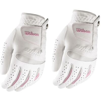 Wilson Staff Rękawica golfowa Wilson Feel Plus (LH, rozm. S, damska, 2-pak) Wilson Staff Rękawica golfowa Wilson Feel Plus (LH, rozm. S, damska, 2-pak)