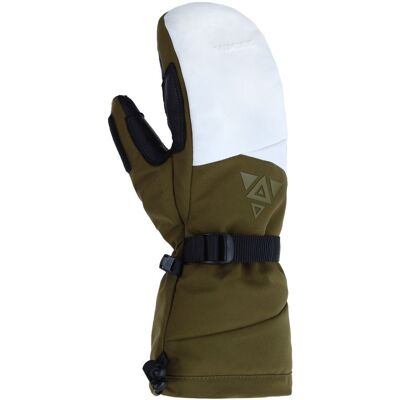 Rękawice freeride z koziej skóry Viking Norvik Pro Mitten 7401 khaki z białą skórą 8 Rękawice freeride z koziej skóry Viking Norvik Pro Mitten 7401 khaki z białą skórą 8