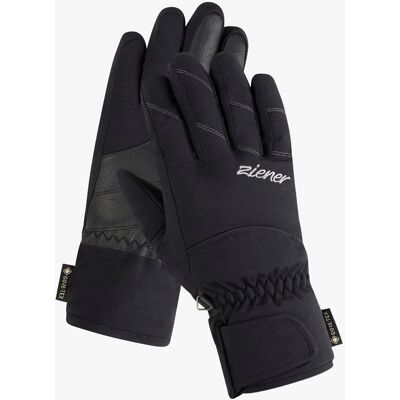 Inny producent Rękawice narciarskie damskie Ziener Katima GTX Glove - czarne, rozmiar L Inny producent Rękawice narciarskie damskie Ziener Katima GTX Glove - czarne, rozmiar L