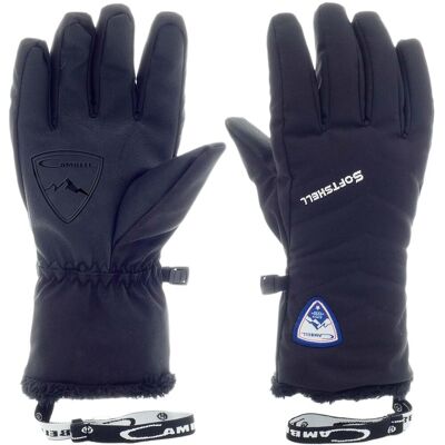 Inny producent Rękawice Narciarskie Softshell Cambell Sznurkowe Czarne Inny producent Rękawice Narciarskie Softshell Cambell Sznurkowe Czarne