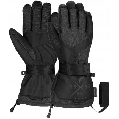 Rękawice Reusch Doubletake Black/melange 9 Rękawice Reusch Doubletake Black/melange 9