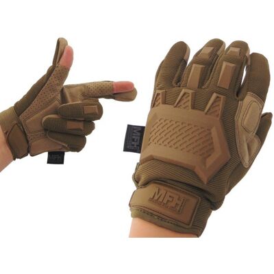 MFH - Max Fuchs Rękawice Taktyczne Action Coyote Tan S MFH - Max Fuchs Rękawice Taktyczne Action Coyote Tan S