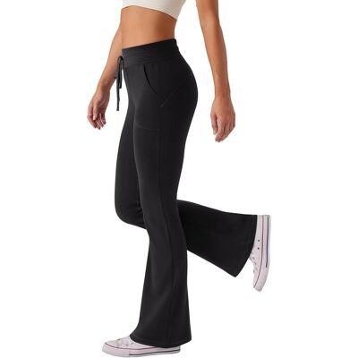Inny producent REORIA Damskie Legginsy Sportowe do Jogi Szerokie Nogawki Dzwony Czarne L Inny producent REORIA Damskie Legginsy Sportowe do Jogi Szerokie Nogawki Dzwony Czarne L