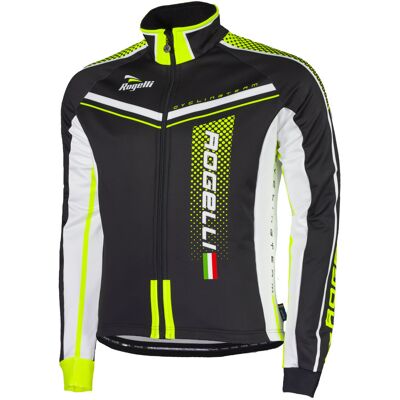 Rogelli Gara Mostro Ciepła Bluza Sportowa Rowerowa Czarny-Fluor 001.245 Rogelli Gara Mostro Ciepła Bluza Sportowa Rowerowa Czarny-Fluor 001.245