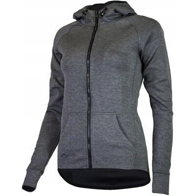 Szary treningowy rozpinany z kapturem Rogelli - Bluza z kapturem Szary treningowy rozpinany z kapturem Rogelli - Bluza z kapturem