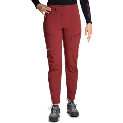 Salewa Spodnie trekkingowe damskie Puez DST Cargo Women czerwone 38_M Salewa Spodnie trekkingowe damskie Puez DST Cargo Women czerwone 38_M