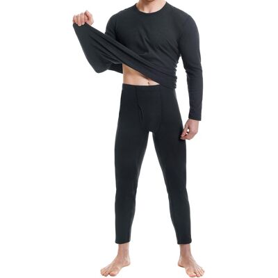 NIKCORP SIMIYA Bielizna Termiczna z Polarem Wewnętrznym Ultralekka Czarny 3XL NIKCORP SIMIYA Bielizna Termiczna z Polarem Wewnętrznym Ultralekka Czarny 3XL