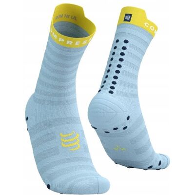 Skarpety COMPRESSPORT Ultralight Run High Cashmere Blue/Maize T1 r.35-38 Skarpety COMPRESSPORT Ultralight Run High Cashmere Blue/Maize T1 r.35-38