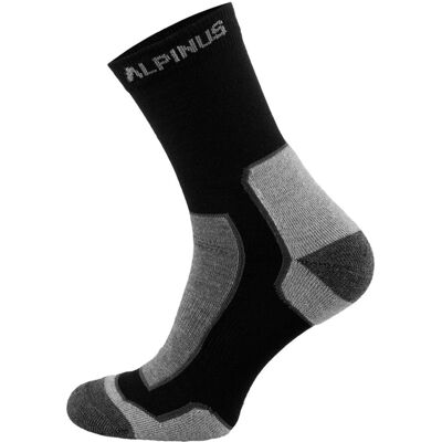 Skarpety trekkingowe merino coolmax Alpinus Sveg czarny - 43-46 Skarpety trekkingowe merino coolmax Alpinus Sveg czarny - 43-46