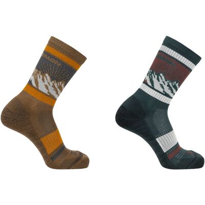 Skarpety Trekkingowe Salomon Out Alps Crew 2-Pack Dx+sx 36-38 Mgk Skarpety Trekkingowe Salomon Out Alps Crew 2-Pack Dx+sx 36-38 Mgk