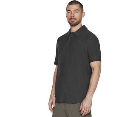 Skechers Go Dri All Day Polo MTO78-BKCC, Mężczyzna, Koszulka polo, Szary Skechers Go Dri All Day Polo MTO78-BKCC, Mężczyzna, Koszulka polo, Szary