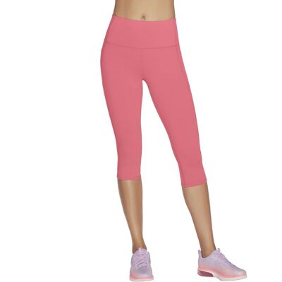 Skechers Go Walk High Waisted Capri Short W2cp2-Rdbl, Kobieta, Spodenki, Czerwony Skechers Go Walk High Waisted Capri Short W2cp2-Rdbl, Kobieta, Spodenki, Czerwony