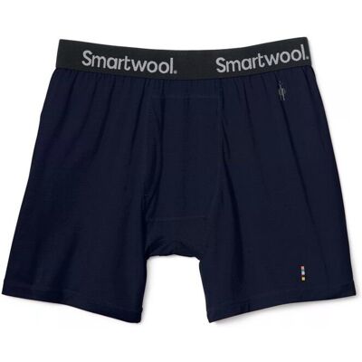 Smartwool Bokserki termoaktywne męskie Merino Boxer Brief niebieskie XXL Smartwool Bokserki termoaktywne męskie Merino Boxer Brief niebieskie XXL