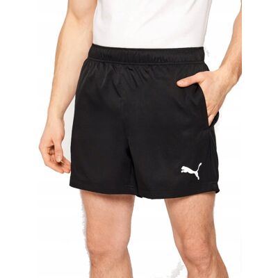 Spodenki Męskie Puma Szorty 586728-01 Czarne S Spodenki Męskie Puma Szorty 586728-01 Czarne S