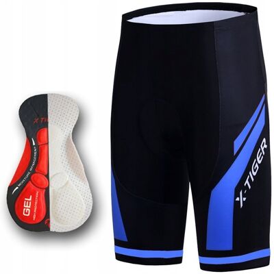 X-Tiger SPODENKI ROWEROWE Z WKŁADKĄ 5D SZORTY KOLARSKIE X-Tiger SPODENKI ROWEROWE Z WKŁADKĄ 5D SZORTY KOLARSKIE