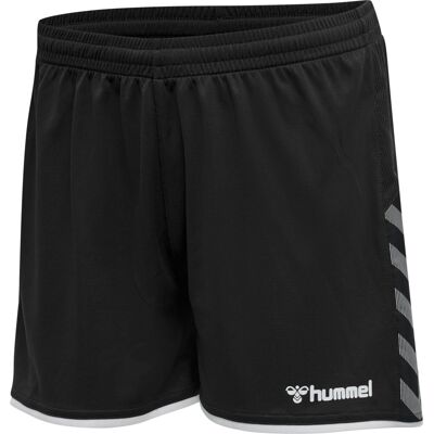 Spodenki Sportowe Damskie Hummel Authentic Poly Shorts Czarne R. M Spodenki Sportowe Damskie Hummel Authentic Poly Shorts Czarne R. M