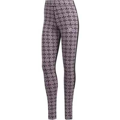 Spodnie damskie adidas FL4133 AOP TIGHTS Czarne Spodnie damskie adidas FL4133 AOP TIGHTS Czarne