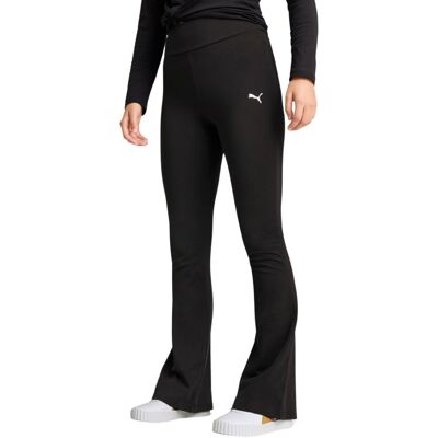 Spodnie damskie Puma 63154201 ESS HIGH WAIST FLARED LEGGINGS Czarne Spodnie damskie Puma 63154201 ESS HIGH WAIST FLARED LEGGINGS Czarne