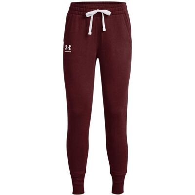 Under Armour - Rival Fleece 1356416690 - Burgundowy - Spodnie Under Armour - Rival Fleece 1356416690 - Burgundowy - Spodnie