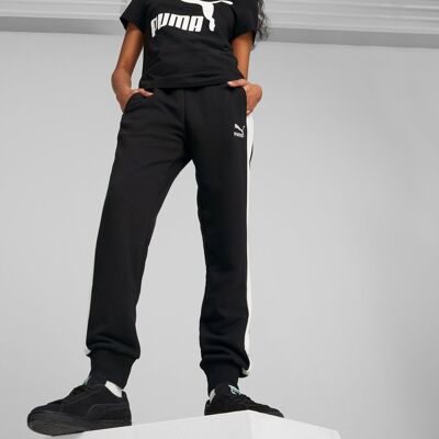 SPODNIE DRESOWE damskie PUMA sportowe bawełniane ICONIC T7 czarne M SPODNIE DRESOWE damskie PUMA sportowe bawełniane ICONIC T7 czarne M