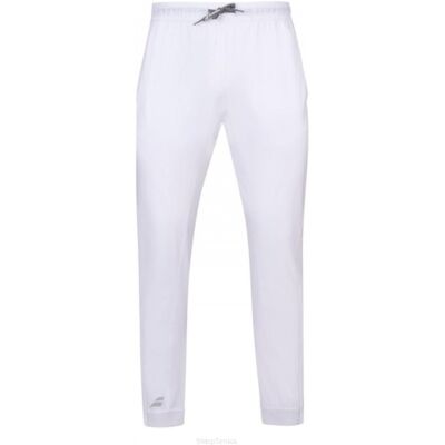 Spodnie dresowe juniorskie Babolat Play Pant - białe 6-8 lat Spodnie dresowe juniorskie Babolat Play Pant - białe 6-8 lat