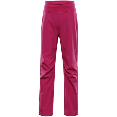 Spodnie dziecięce softshellowe Alpine Pro Zorto 2 k.różowy r.140-146 Spodnie dziecięce softshellowe Alpine Pro Zorto 2 k.różowy r.140-146