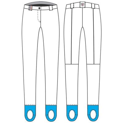 Spodnie narciarskie Rossignol damskie W Ski Fuseau białe - XL Spodnie narciarskie Rossignol damskie W Ski Fuseau białe - XL