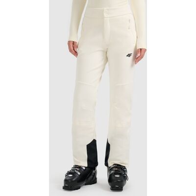 Spodnie narciarskie softshell membrana 10000 damskie 4F 4FWAW25TFTRF0943-12S Biały S Spodnie narciarskie softshell membrana 10000 damskie 4F 4FWAW25TFTRF0943-12S Biały S