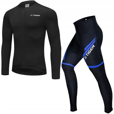 Spodnie Rowerowe Bluza Ocieplany Komplet Męski Z WKŁADKĄ ŻELOWĄ X-Tiger XL Spodnie Rowerowe Bluza Ocieplany Komplet Męski Z WKŁADKĄ ŻELOWĄ X-Tiger XL