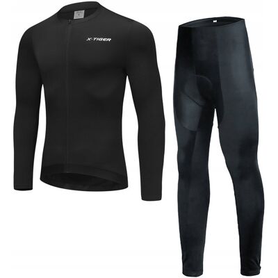 Spodnie Rowerowe Bluza Ocieplany Komplet Męski Z WKŁADKĄ ŻELOWĄ X-Tiger XL Spodnie Rowerowe Bluza Ocieplany Komplet Męski Z WKŁADKĄ ŻELOWĄ X-Tiger XL