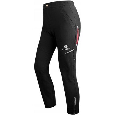 Spodnie rowerowe dluga X-Tiger 6XL czarny Spodnie rowerowe dluga X-Tiger 6XL czarny