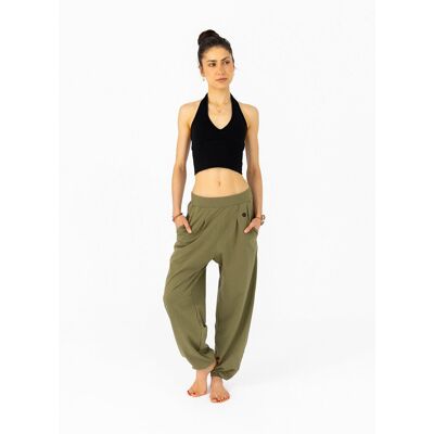 Moonholi Spodnie sportowe damskie MOONY Comfy Sweatpants - military green xs/s Moonholi Spodnie sportowe damskie MOONY Comfy Sweatpants - military green xs/s