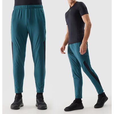 Spodnie Treningowe Męskie 4F Sportowe Szybkoschnące Turkusowe 4FWSS24TFTRM453 3XL Spodnie Treningowe Męskie 4F Sportowe Szybkoschnące Turkusowe 4FWSS24TFTRM453 3XL