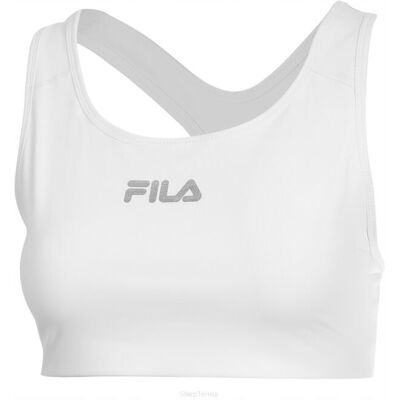 Stanik tenisowy Fila Bra Lea biały S Stanik tenisowy Fila Bra Lea biały S