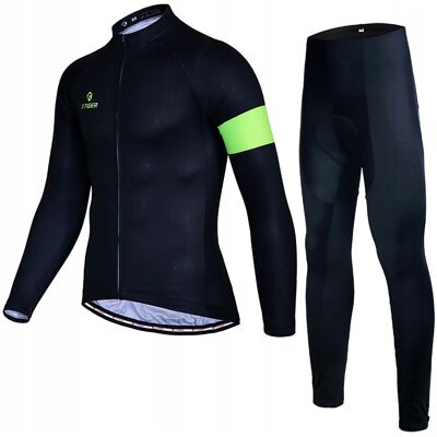 X-Tiger STRÓJ ROWEROWY Komplet Kolarski Bluza Getry Legginsy Spodnie OCIEPLANY 6XL X-Tiger STRÓJ ROWEROWY Komplet Kolarski Bluza Getry Legginsy Spodnie OCIEPLANY 6XL