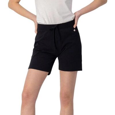 Szorty damskie Champion 114910KK001 SHORTS Czarne Szorty damskie Champion 114910KK001 SHORTS Czarne