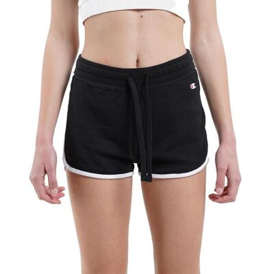 Szorty damskie Champion 114916KK001 SHORTS Czarne Szorty damskie Champion 114916KK001 SHORTS Czarne