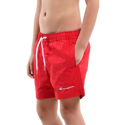 Szorty dziecięce Champion 306044RS046 BEACHSHORT Czerwone Szorty dziecięce Champion 306044RS046 BEACHSHORT Czerwone