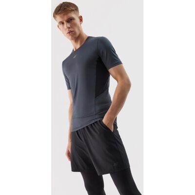 Szorty treningowe z materiału z recyklingu męskie 4F 4FWSS24TFSHM574-20S Czarny Szorty treningowe z materiału z recyklingu męskie 4F 4FWSS24TFSHM574-20S Czarny