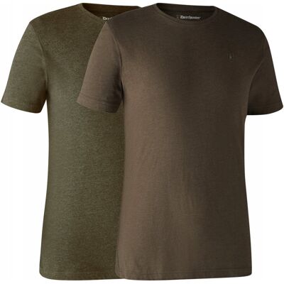 inna (Inny) T-SHIRT DEERHUNTER 2-PACK 8394 - Zielony/Brązowy-S inna (Inny) T-SHIRT DEERHUNTER 2-PACK 8394 - Zielony/Brązowy-S