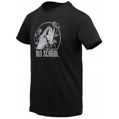 Helikon-Tex T-SHIRT HELIKON OLD SCHOOL - Czarny -L Helikon-Tex T-SHIRT HELIKON OLD SCHOOL - Czarny -L