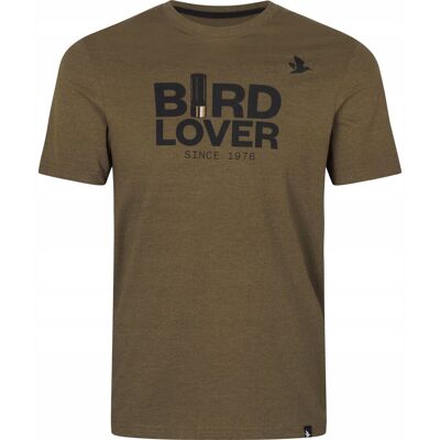 T-Shirt Koszulka Myśliwska Seeland Bird Lover Dark Olive Melange 2xl T-Shirt Koszulka Myśliwska Seeland Bird Lover Dark Olive Melange 2xl