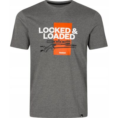 T-Shirt Koszulka Myśliwska Seeland Loaded Grey Melange 3xl T-Shirt Koszulka Myśliwska Seeland Loaded Grey Melange 3xl