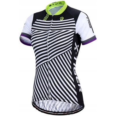 T-Shirt Koszulka Rowerowa Damska X-Tiger Z Kieszeniami Wiosna Lato 5XL T-Shirt Koszulka Rowerowa Damska X-Tiger Z Kieszeniami Wiosna Lato 5XL