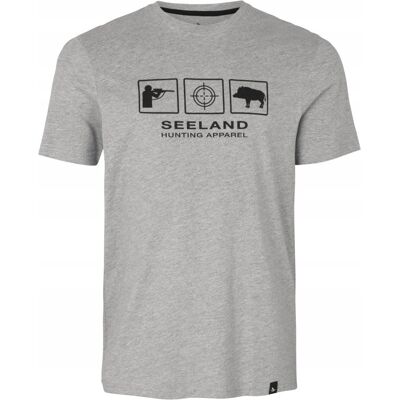 T-Shirt Seeland Lanner - Ciemnoszary Melanż -Xl T-Shirt Seeland Lanner - Ciemnoszary Melanż -Xl